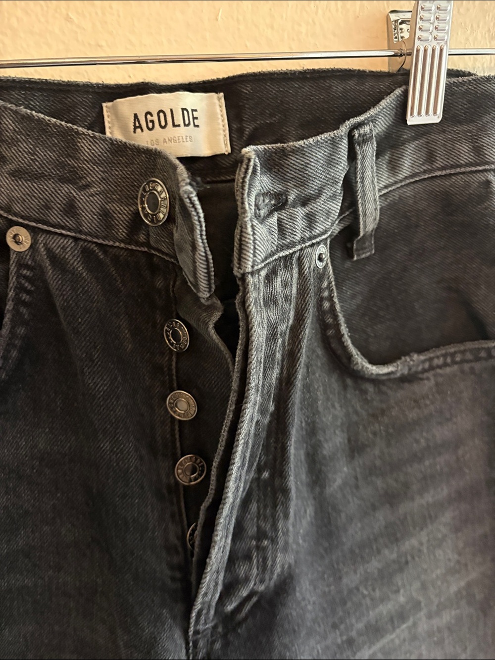 Agolde Tapered Baggy High Rise Jeans - Picture 3 of 5